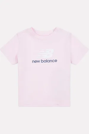 New Balance Kids Stacked Logo 100% Cotton T-Shirt8692cm