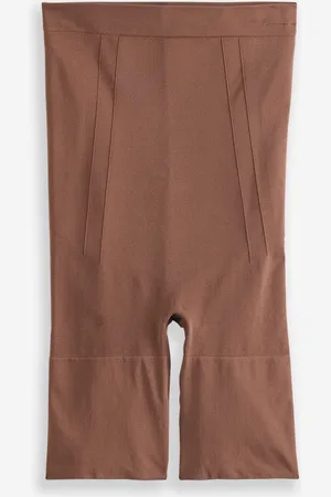 Spanx Oncore High Waisted Mid Thigh Brown Shortsxlarge
