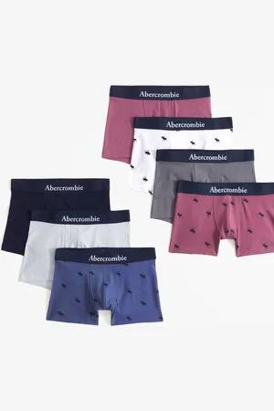 Abercrombie & Fitch Blue Boxers 7 Pack9 - 10 år (134 - 140cm)