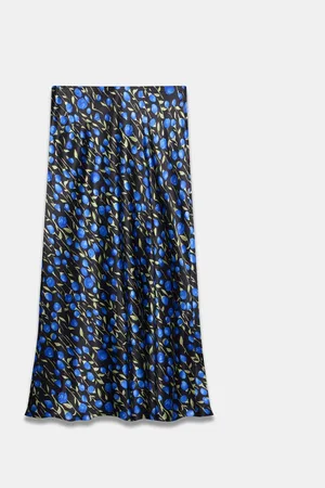 mint&berry Floral Print Slip SkirtXL