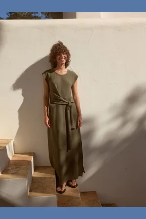 Next Textured Tie Waist T Dress48