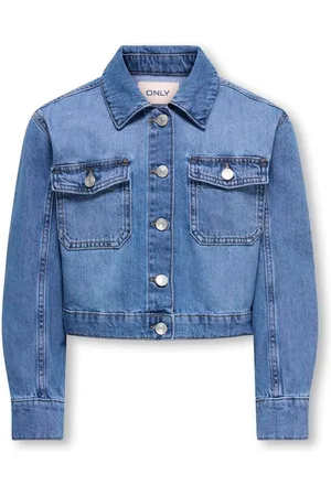 ONLY Blue Cropped Denim Jacket140146cm
