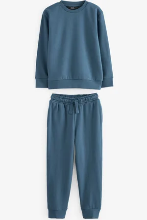 Next Plain Jersey Sweatshirt and Joggers Set (3mths-7yrs)2 - 3 år (92 - 98cm)