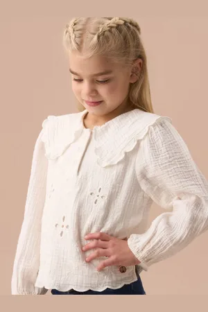 Angel & Rocket Emma Cape Krave Broderet 100% Bomuld Top10 år (140cm)
