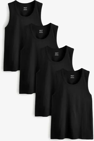 Next 100% Bomuldsveste 4 PakkeXL