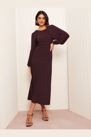 Friends Like These Raglan ITY Long Sleeve Midi Dress44
