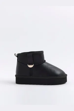 River Island Girls Faux Fur Lined Boots