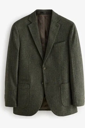 Next Wool Rich Herringbone Blazer52 L