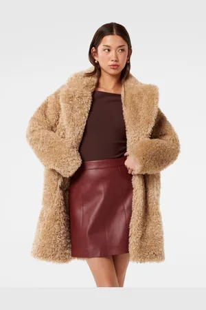Forever New Sally Faux Fur Coat44