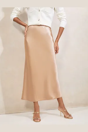 Lipsy London Biasskåret midinederdel i satin36