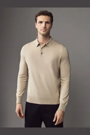 HUGO BOSS Regular-Fit Knit Polo Sweater In 100% Cotton JerseyM