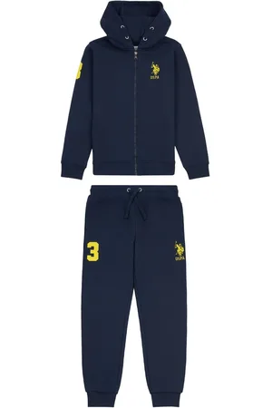 U.S. Polo Assn. U. S. Polo Assn U. S. Polo Assn. Boys Player 3 Zip Hoodie and Jogger Set24 måneder (92cm)