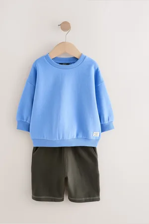 Next Sweatshirt and Carpenter Shorts Set (3mths-7yrs)7480cm