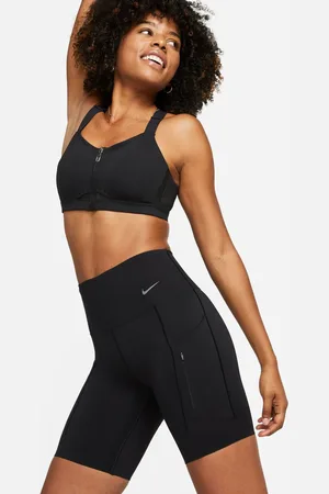 Nike Go Firm-Support Høj talje 8" Biker Shorts med lommer36-38