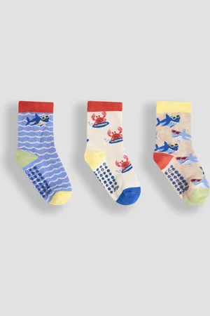 JoJo Maman Bébé 3-Pack Printed Socks98104cm