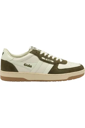 Gola Mens Hawk 89 Leather Lace-Up Trainersuk7eu41