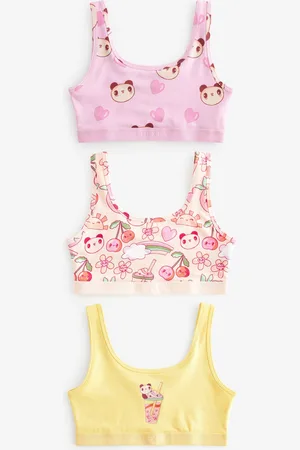 Next Crop Tops 3 Pakke (5-16år)7 - 8 år (122 - 128cm)