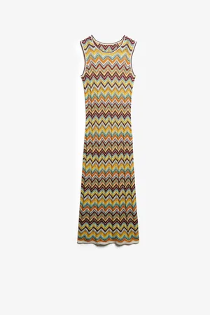 Superdry Zig Zag Knit Midi Dress44