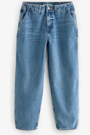 Next 100% Cotton Balloon Barrel Jeans40 XL høj