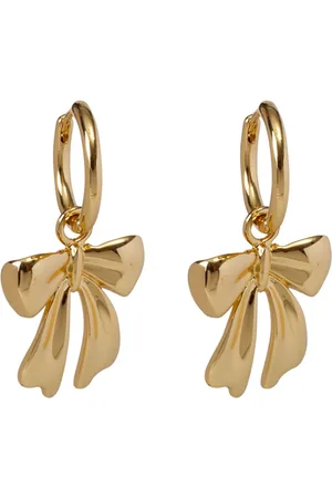 Bibi Bijoux Gold Tone Bow Hoop Earringsen