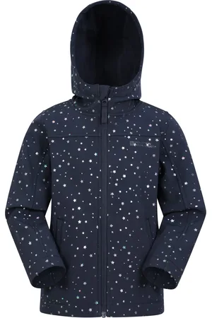 Mountain Warehouse Exodus II Kids Printed Water Resistant Softshell Jacket5 - 6 år (110 - 116cm)