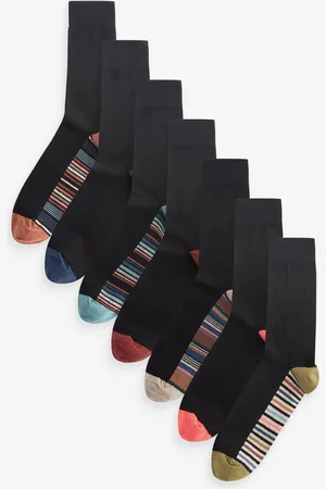 Next Mens Cotton Rich Black SocksUK 6 - 8.5