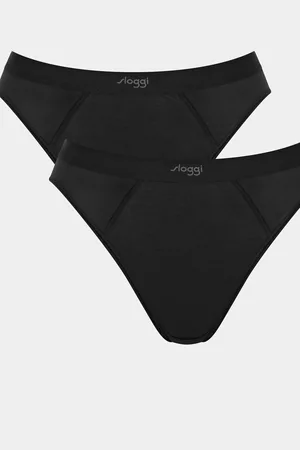 Sloggi EVER Ease Black Tai Briefs 2 PackXL