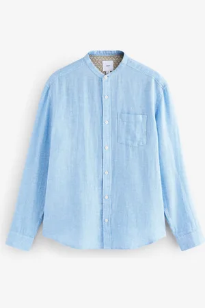 Next Cotton Linen Blend Long Sleeve ShirtXL