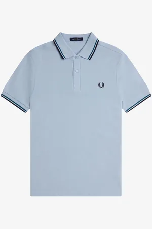 Fred Perry Poloskjorte med dobbelt stribe på krave2X-Large