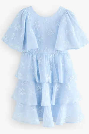 Laura Ashley Embroidered Flower Dress122128cm