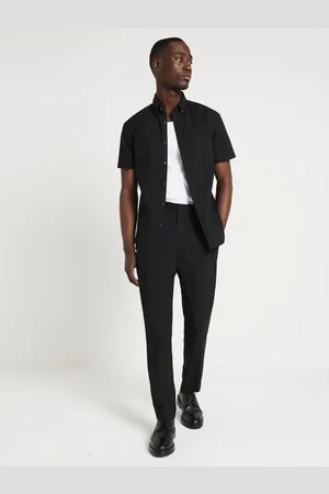 River Island Muscle Fit Textured 100% Cotton ShirtXS