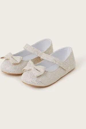 Monsoon Baby Jacquard Bow Walkers Shoesuk5eu215