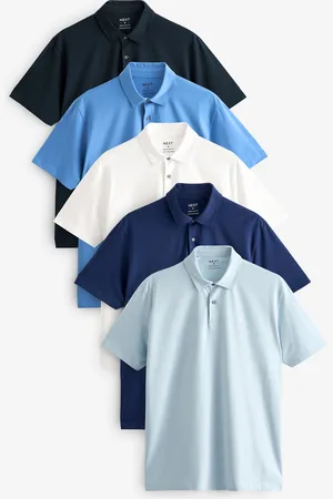 Next Kortærmet jersey poloskjorter 5 Pakke5XL