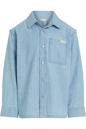 Calvin Klein Relaxed Chambray Shirt140146cm