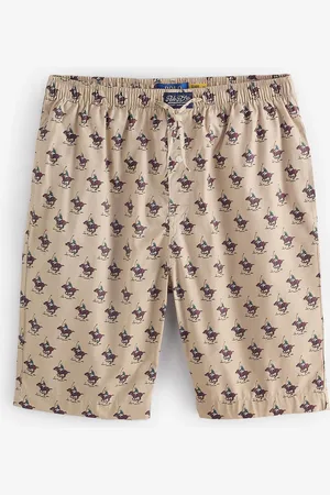 Ralph Lauren Loungewear Bear Tryk BomuldsshortsSmall