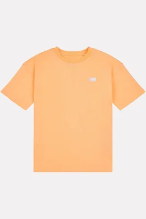 New Balance Small Girls Logo 100% Cotton T-Shirt7 - 8 år (122 - 128cm)
