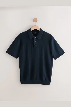 Next Normal pasform Cotton Rich Kortærmet Knit Polo-skjorter4X-Large