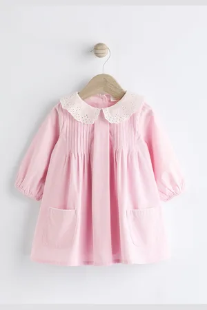 Next Baby Collared Woven Dress With Tights (0mths-2yrs)3 - 6 måneder (62 - 68cm)