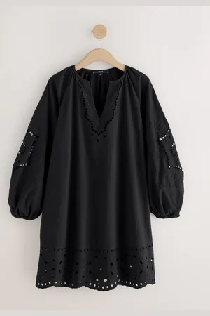 Next Langærmet Broderi Summer Mini KjoleX-Small Regular