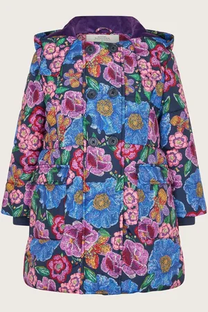 Monsoon Tapestry Print Coat3 - 4 år (98 - 104cm)