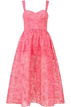 French Connection Broderet Lace Strappy Kjole46