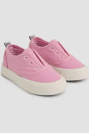 JoJo Maman Bébé Canvas Plimsole Shoesuk10eu28