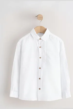 Next Long Sleeve 100% Linen Shirt (3-16yrs)11 år (146cm)