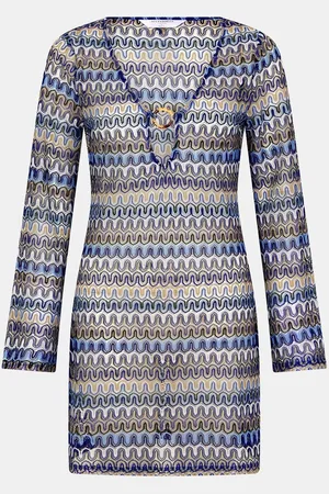Accessorize Sheer Stitch Beach Cover-Up Mini KjoleSmall