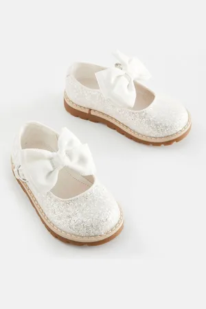 Next Mary Jane Touch Fastening Bow Shoes