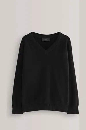 Next Knitted V-Neck School Jumper (3-16yrs)8 år ( 128 cm)
