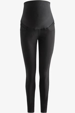 Mama;licious Slim Fit High Waist Over the Bump 100% Cotton Maternity Jeans38