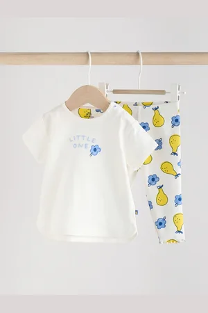 Next Baby Short Sleeve Top and Leggings Set 2 Piece6 - 9 måneder (68 - 74cm)