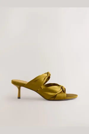 Next Forever Comfort Round Toe Twist Detail Low Heel Mules