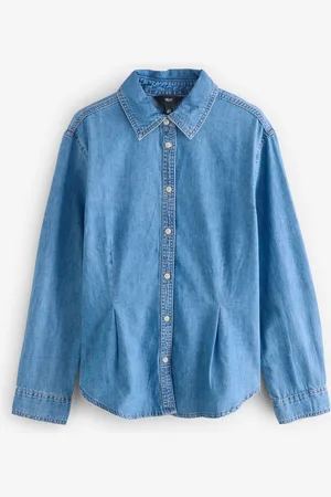 Next Waist Cinch Denim 100% Cotton Shirt44høj